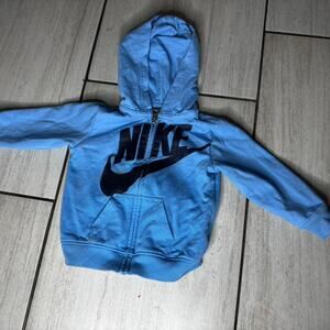 Blue & Black for 9–12-Month-Old Babies Nike Zip Up Jacket